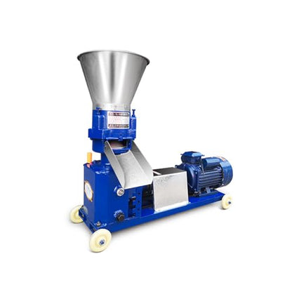 Animal Feed Pellet Mill Maker Machine for Chicken & Cow, 4 Roller Fodder Press, 220V Animal Pelletizer, Efficient Grinder for Farm Use - color: 2.5mm