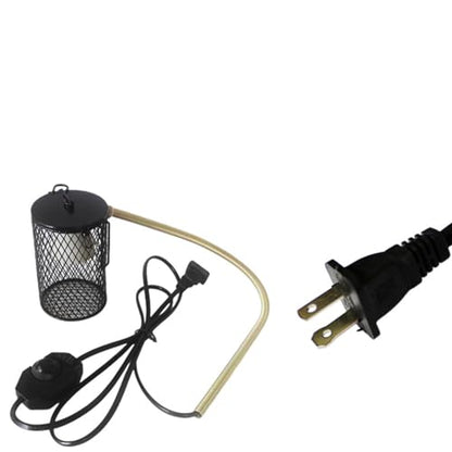 Lamp Cage Heater Guard Warmer Lamp Anti Scald Lamp Holder Sturdy Iron Construction Design Suitable for Bearded