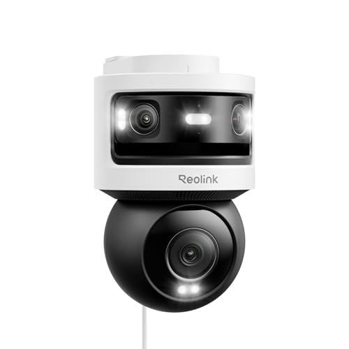 REOLINK OMVI 3i WiFi, 10MP+8MP 4K, Triple-Lens Outdoor Security Camera | 180° Panoramic + Pan-Tilt, SyncTrack&Auto Tracking, Dual-Band WiFi 6, Smart Detection, Local AI Video Search, No Monthly Fees