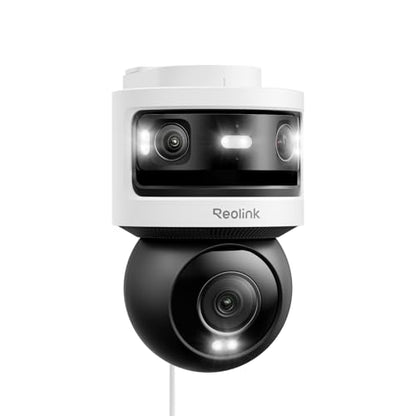 REOLINK OMVI 3i WiFi, 10MP+8MP 4K, Triple-Lens Outdoor Security Camera | 180° Panoramic + Pan-Tilt, SyncTrack&Auto Tracking, Dual-Band WiFi 6, Smart Detection, Local AI Video Search, No Monthly Fees