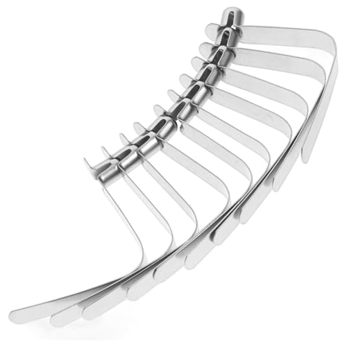 Toyvian 10pcs Livestock Stick Kick Management Push Button Spring Clip Kick Spring Clip for Cattle Cow Management Tool