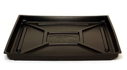 Pet Lodge Plastic Rabbit Hutch Dropping All-Purpose Pan for Rabbit Hutches, Pet Homes, Cat Litter Boxes, Feed Trays or Oil Drip Pans, Black