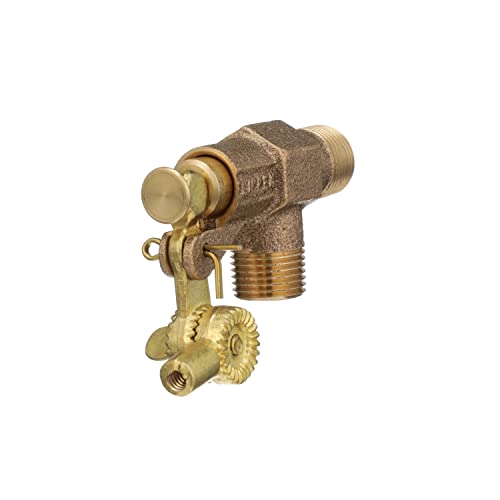 Watts ST500 Series 1/2" Bronze Standard Duty Float Valve, Male NPT Inlet & Outlet, Machined Flange, Serrated Arms, Replaceable Seals, Pivot Arm & Plunger Assembly, Max Working Temperature 180° F - size: 1/2 Inch, style: Male NPT Threaded Inlet