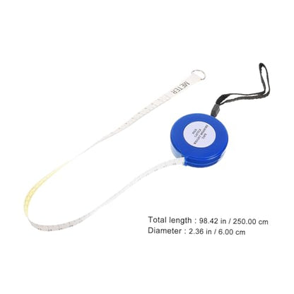 Animal Weight Measuring Tape 2.5m Blue Cattle Goat Pig Body Measure Tape for Livestock Chest Girth Measurement Farm Tool Style