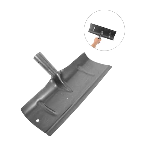 Gadpiparty Manual Livestock Waste Scraper for Poultry and Horse Stables, Handheld Manganese Steel Manure Cleaning Rake with Easy Care and Versatile Usage for Barn Cleaning