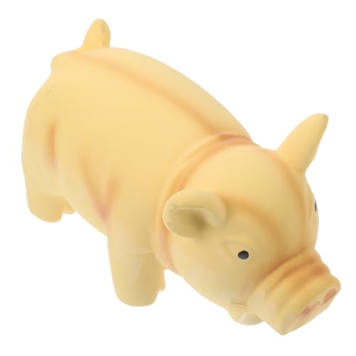 Latex Pig Dog Chew for Puppies Dogs Interactive Molar Teething Indoor Cage Use Safe Squeaky Pet Plaything for Exercise and Bite Resistance