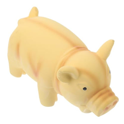 Latex Pig Dog Chew for Puppies Dogs Interactive Molar Teething Indoor Cage Use Safe Squeaky Pet Plaything for Exercise and Bite Resistance