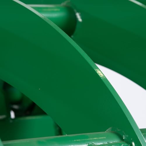 Titan Attachments Extreme Root Grapple Rake Attachment, Global Euro Connection, Heavy-Duty Rake Attachment, Twin 3,000 PSI Cylinders, Replaceable Forged Steel Teeth - size: Rake Length: 84"