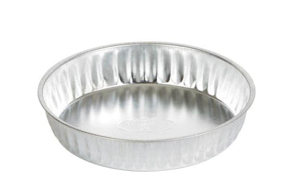 Little Giant® 1 Gallon Galvanized Pan | Steel Feeding Pan for Livestock