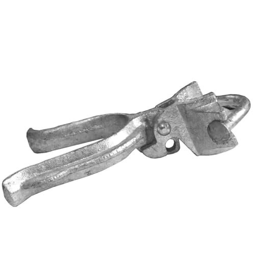 1-7/8" x 2-7/8" (3") Chain Link Fence Gate Fork Latch - Commercial Heavy Duty - Malleable - Galvanized Gate Latch with Hole for Padlock - CASE Qty 20 - size: 1-7/8" x 2-7/8" - Case(20 Count)