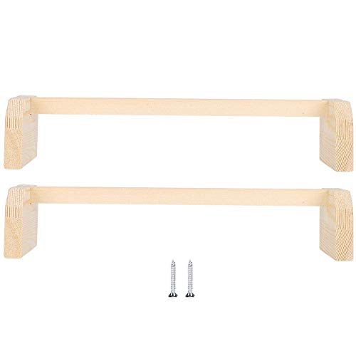 TOPINCN 2Pcs Chicken Perch Bird Wood Stand Wooden Chicken Perch Chicken Stand for Large Bird Chicken Parrot