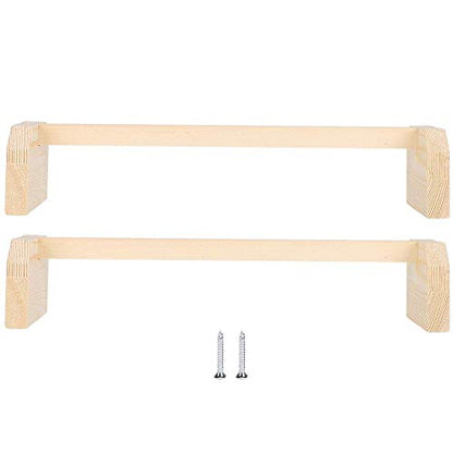 TOPINCN 2Pcs Chicken Perch Bird Wood Stand Wooden Chicken Perch Chicken Stand for Large Bird Chicken Parrot