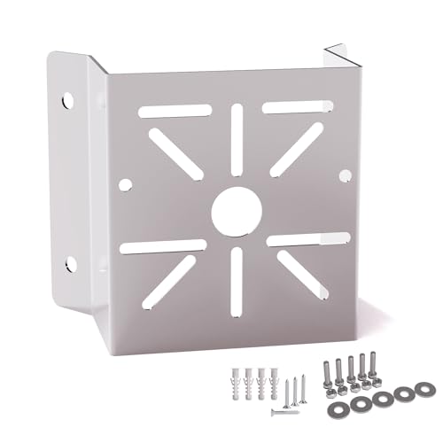 Universal Security Camera Corner Mount Bracket, Stainless Steel Wall Corner Holder for CCTV, Compatible with Arlo/Ring/Reolink RLA-BKC1, LED Stage Lights & Solar Panels, Silver, 1 Pack - size: 1 Pack
