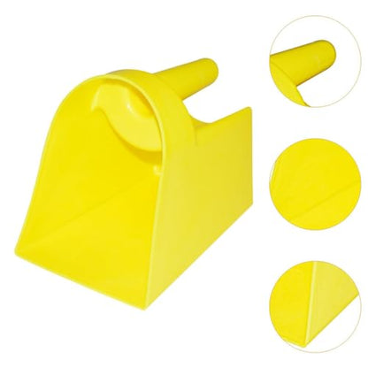 Reusable Animal Feed Scoop With Handle Heavy Duty Plastic Grain Scoop For Livestock Hay Pellets