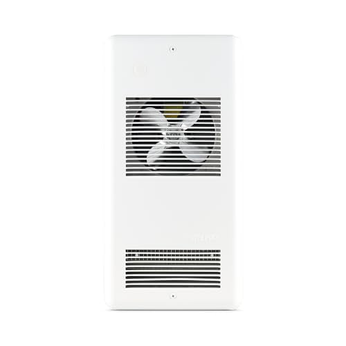 Stelpro Pulsair Electric Wall Fan Heater – 1000W or 500W / 240V (500W or 375W / 208V) – Ultra-Quiet Heater – Heats Quickly – No Built-In Thermostat (ARWF1002W) – White