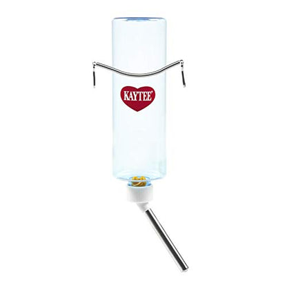 Kaytee Clear View Water Bottle for Pet Guinea Pigs, Rats and Chinchillas, 16 oz (Pack of 2) - size: 16 oz (Pack of 2)