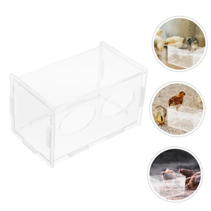 3pcs Chicken Feeder Automatic Poultry Feeding Container for Chickens and Quails Easy to Clean Promotes Feeding Schedule for Backyard Farmers