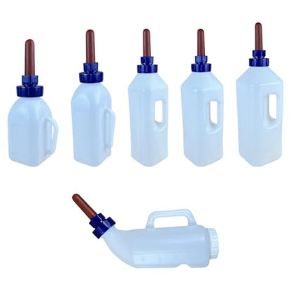 Large Capacity Livestock Milk Container Feeding Bottle with Leakproof Nipple Easy Refilling Mouth for Fawns Nursing - style: 3 liter capacity
