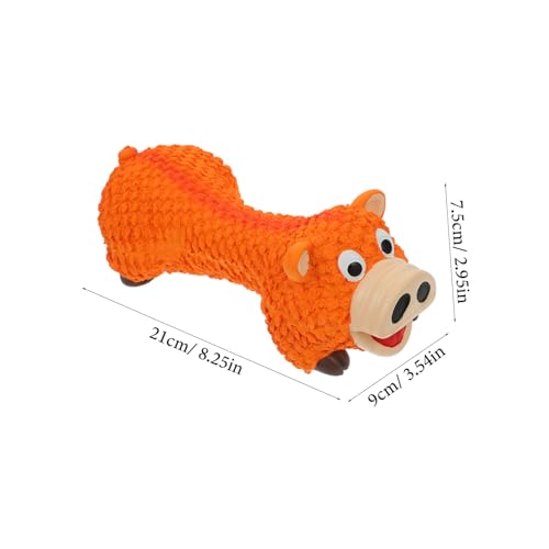 Puppy Chewing Toy Interactive Pig-Shaped Teething Plaything for Dogs and Pet Biting Toy for Breeds Promotes Health and Reduces Furniture Damage