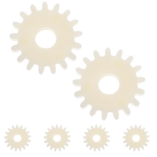 6pcs Incubator Gears Replacement for Egg Incubator and Hatching Machine Plastic Engine Reversible Gear for Efficient Egg Turning and Easy Installation