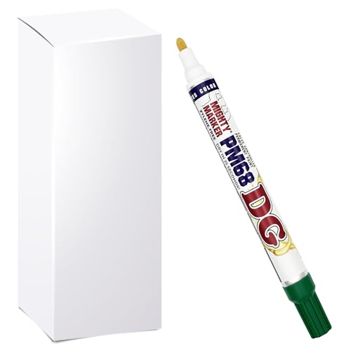 PM-68 DG Paint Markers, Heavy Duty Industrial Paint Markers, Ketone-Based, Xylene Free, Quick Dry, Degrease Resistant, Made in USA – Bulk Packs for Business Use, Green 12 Box - color: Green