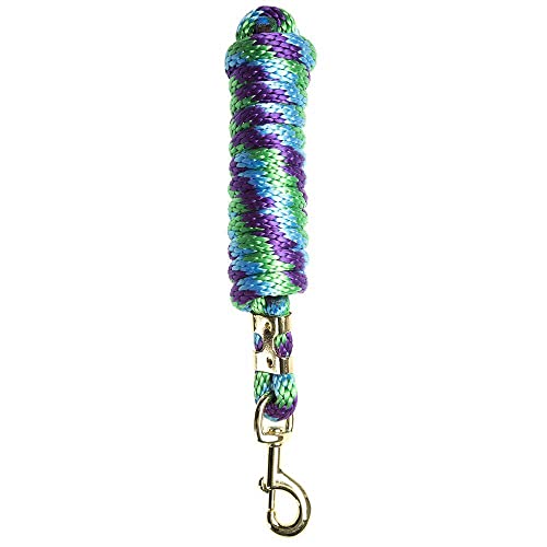 Mustang Poly Lead Rope 9ft. with Bolt Snap - color: Solid Grey