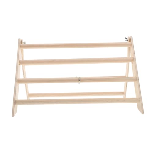 Yardwe Chicken Perch Stand for Poultry Roosting Bar and Climbing Ramp Toy for Chicks and Chickens Easy to Clean Coop Accessory