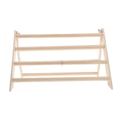 Yardwe Chicken Perch Stand for Poultry Roosting Bar and Climbing Ramp Toy for Chicks and Chickens Easy to Clean Coop Accessory