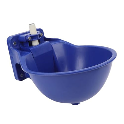 Asixxsix Automatic Water Bowl, Thickened Plastic Large Capacity Livestock Trough, Auto Fill Waterer with Easy Installation for Cows Horses Sheep Dogs
