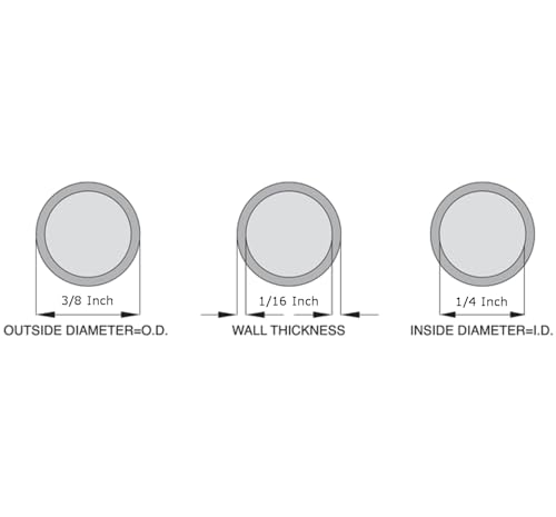 OCS Parts Silicone Tubing | 1/4" ID x 3/8" OD | 25 Feet | Multipurpose Silicone Tubing | High Temperature, Food Grade Silicone Hose Tubing for Brewing, Food, Fluid, and Gas Transfer - size: 1/4" ID x 3/8" OD, style: 25 Feet