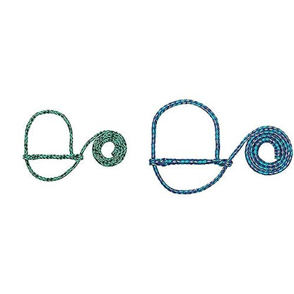 Weaver Leather Poly Rope Sheep Halter Bundle (Mint/Black/Gray and Blue/Mint/Gray)