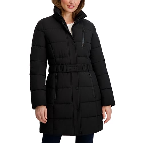 Nautica Women's Maxi Puffer - color: Black, size: X-Small