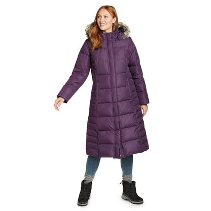 Eddie Bauer Women's Down-outerwear-coats - color: Deep Eggplant, size: Small Petite