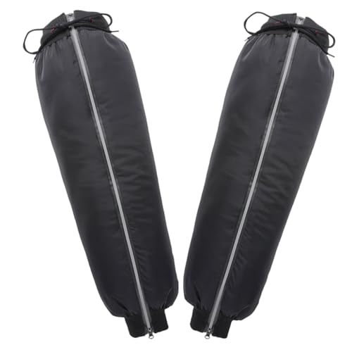 HEALLILY Reflective Windproof Calf Gaiters for Hiking Motorcycle Cold Weather Protection