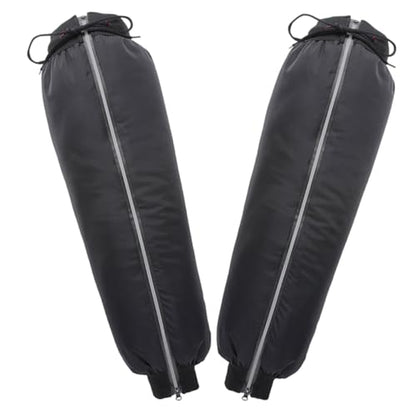 HEALLILY Reflective Windproof Calf Gaiters for Hiking Motorcycle Cold Weather Protection