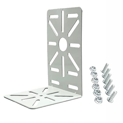 OwlCat L-Shape Dome Camera Bracket,Universal Wall Ceiling Mount Bracket for Security CCTV Hikvision Dome Camera, CCTV Security White 3026 0