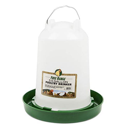 Harris Farms 1000264 Hanging Poultry Drinker, 3.5 Gallon - size: 3.5 gallon