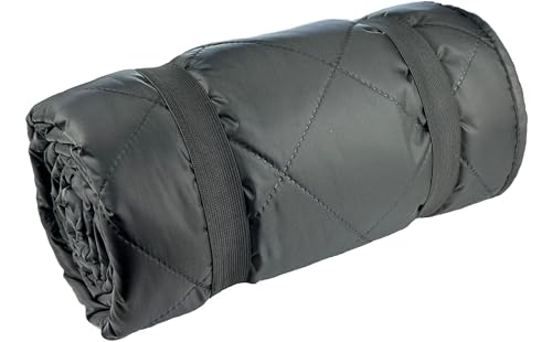 DOWN UNDER OUTDOORS Waterproof 350 GSM Fleece or Sherpa Stadium Blanket | Large Extra Thick, Windproof, Quilted, Machine Washable, Camping Picnic & Outdoor, Beach, Dog, secret pocket, 82 x 55 inches - color: Promise
