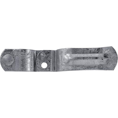 Heavy Duty Fork Latch (Bolt in) 1-3/8" x 2-3/8" Galvanized Pressed Steel - size: 1-3/8" x 2-3/8"