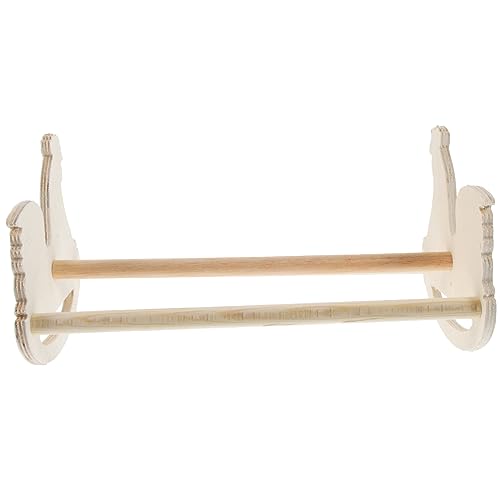 Happyyami Hen Standing Rack Wooden Chicken Perch Chicken Toys Coop Decor Treats Ladder Poultry Toy Roosting Bar Exercise