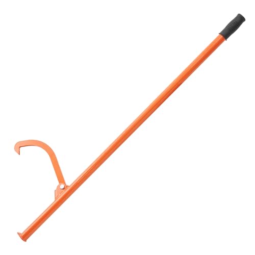 VEVOR 46.5'' Felled Cant Hook Logging Tool, Adjustable Heavy Duty Steel Log Roller, Log Lifter Timber Jack with Rubber Grip, Forestry Logging Tools for Lifting and Handling Logs up to 32" Dia - size: Cant Hook 46.5''