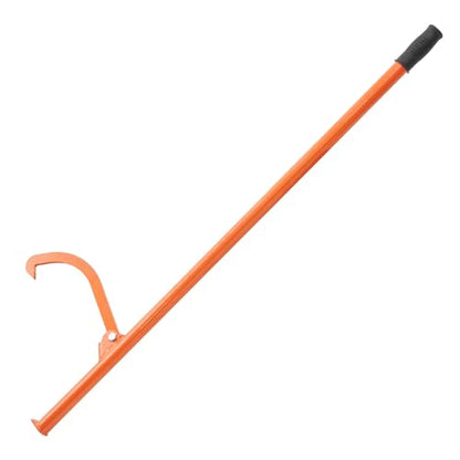 VEVOR 46.5'' Felled Cant Hook Logging Tool, Adjustable Heavy Duty Steel Log Roller, Log Lifter Timber Jack with Rubber Grip, Forestry Logging Tools for Lifting and Handling Logs up to 32" Dia - size: Cant Hook 46.5''