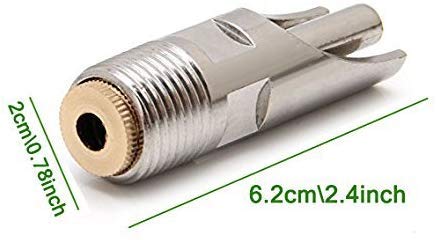 Pack of 10 Pig Waterer Nipple Stainless Steel Pig Nipple Hog Waterer Nipples Drinker NPT 1/2" Pig Nipple Drinker for Sows Piglets Drinking