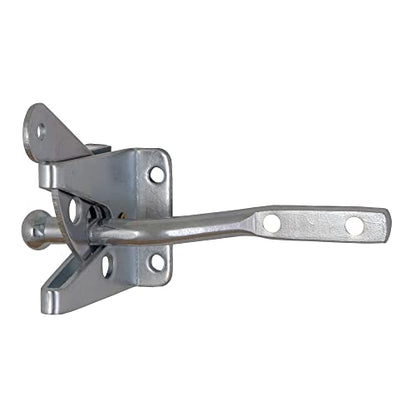 Design House 189407-GS Self-Locking Heavy Duty Gate Latch 2-Pack Galvanized Steel - color: Galvanized Steel, size: 2-Pack Gate Latch or Lock