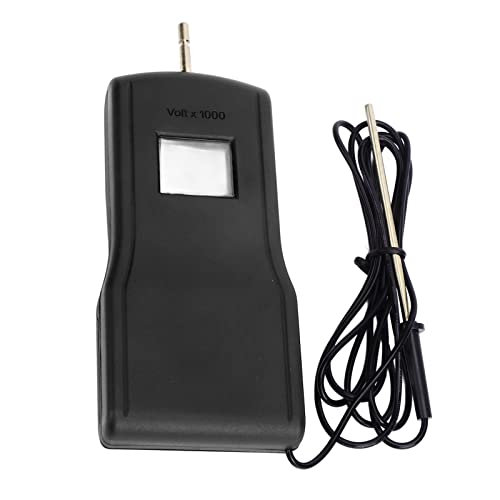 FLEXMAN Electric Fence Voltage Tester, 200V to 15000V Fence Fault Finder, LCD Display Portable Electric Fence Digital Voltmeter, Farm Equipment Testing Tool for Garden, Outdoor, Livestock Farms(Black) - color: Black, size: MLD-004B