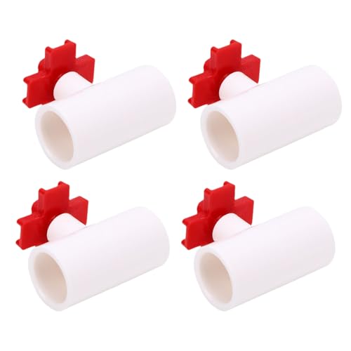 AYNEFY Plastic Chicken Drinker Nipples 10PCS Chicken Waterer Nipple Kits with Tee Fittings Sealing Gaskets and Tape for Automatic Poultry Watering System Leakproof Plastic Nipples for