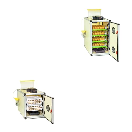 180-Egg Incubator Kit (120 Setter + 60 Hatcher) with Automatic Turner and Digital Control – Quail, Chicken, Duck, Goose and More – by Hatching Time - size: 180 Eggs (120 Setter + 60 Hatcher)