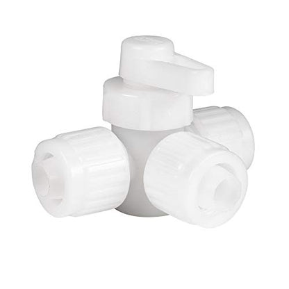 RecPro 1/2" Flair-It T Fitting – PEX & Gray Tubing Plastic Tee Connector | No Crimp RV Plumbing Fitting | Leak Resistant (1 Fitting) - size: 1 Fitting