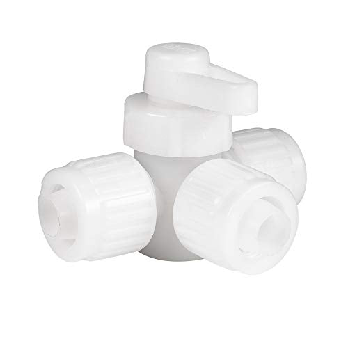 RecPro 1/2" Flair-It T Fitting – PEX & Gray Tubing Plastic Tee Connector | No Crimp RV Plumbing Fitting | Leak Resistant (1 Fitting) - size: 1 Fitting