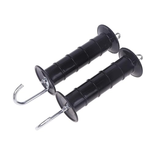 Electric Fence Gate Handles 6PCS Plastic Electric Fence Gate Handle Spring for Farm Wild Animal Monkey Livestock Garden Fencing System Handles for Agricultural Fencing Pasture